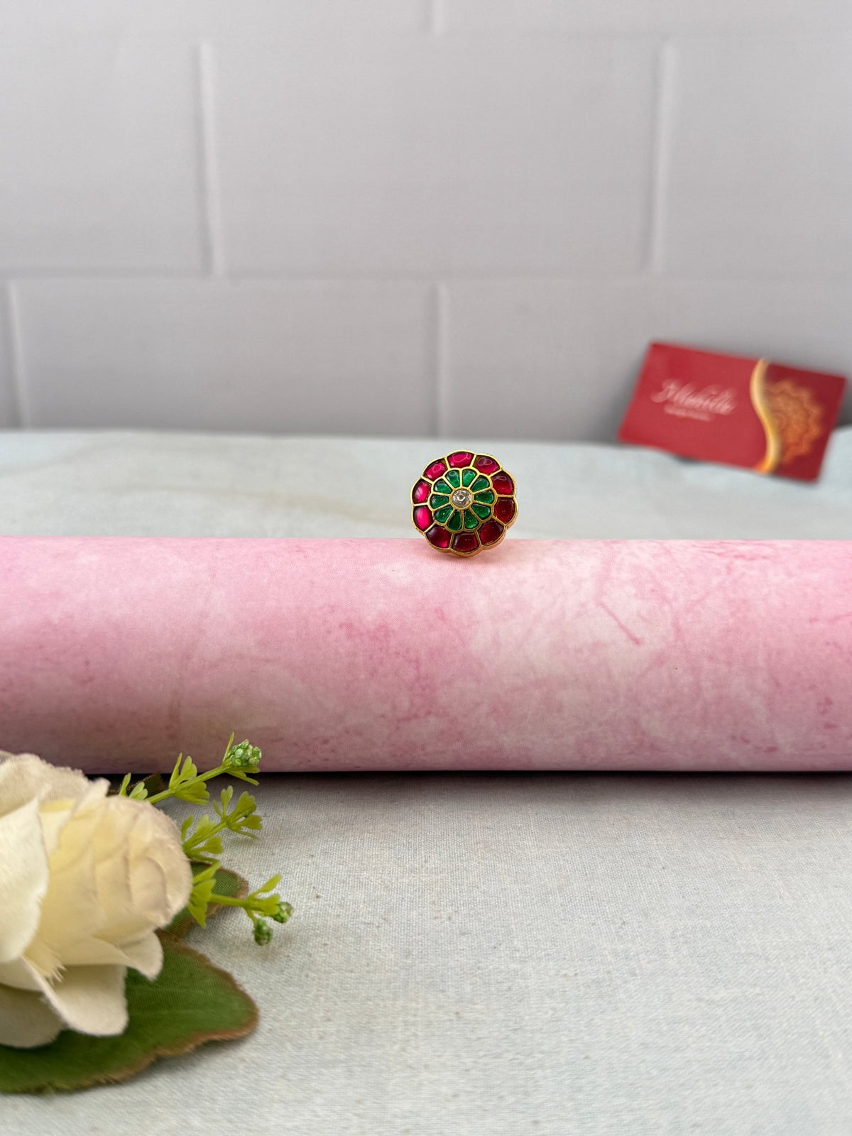 Jadau Kundan Finger Ring | F0058 - Mahilas