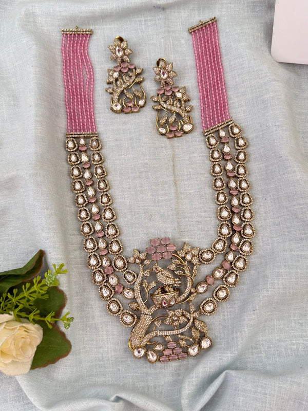 Jadau Kundan Pendant Layer Long Set | 519 A