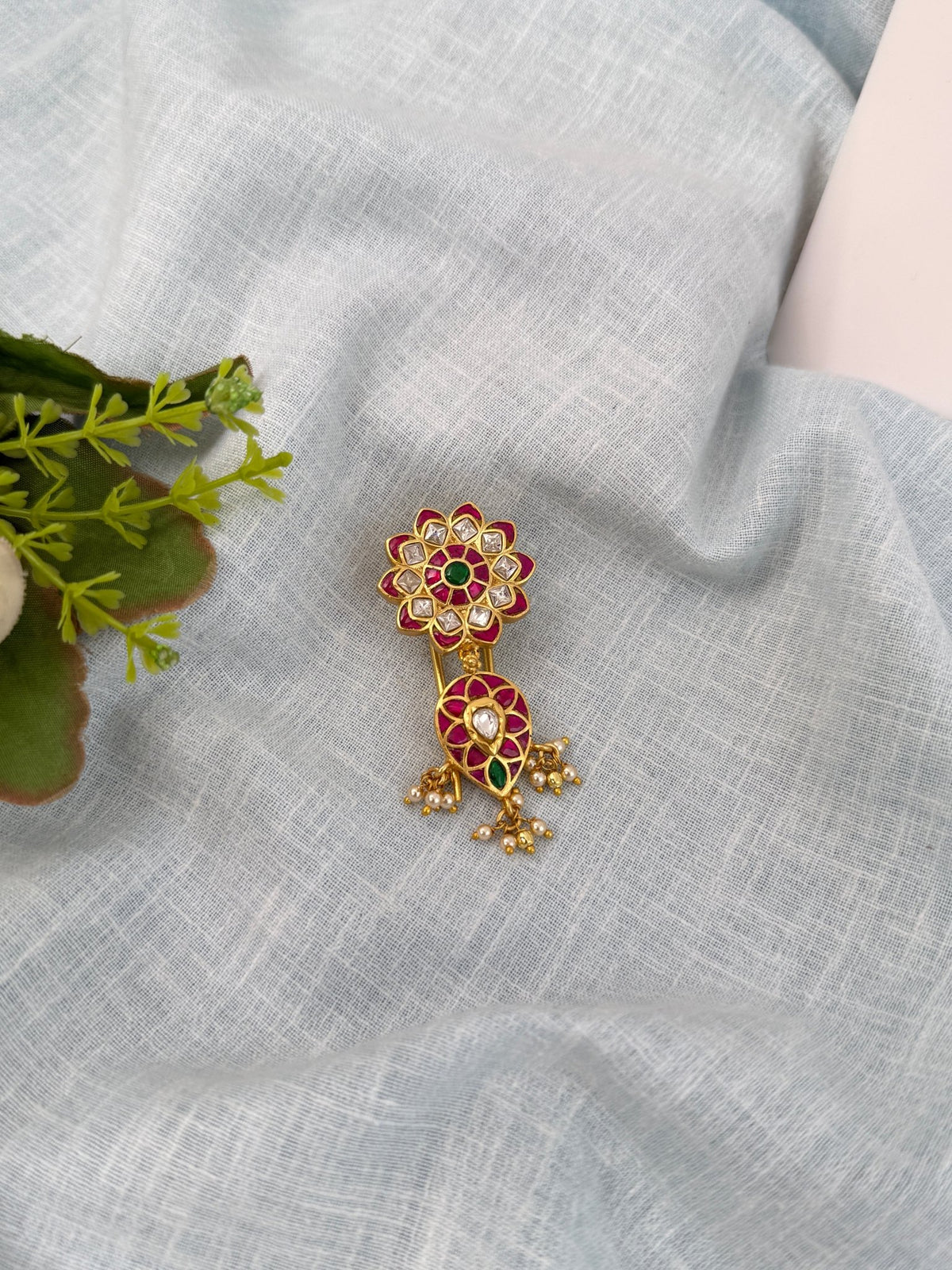 Jadau Kundan Royal Jadebille| J0111 - Mahilas