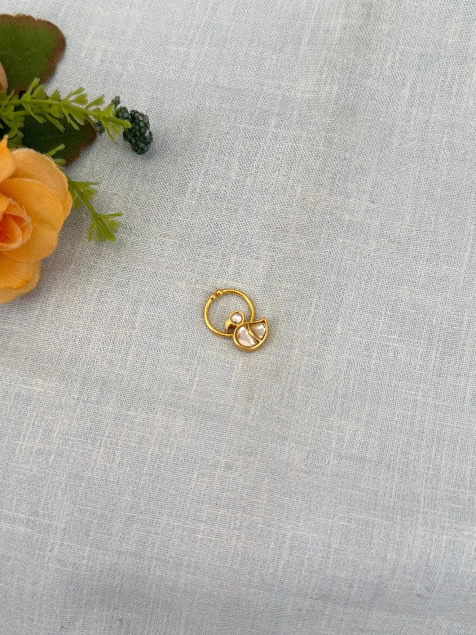 Jadau Kundan Septum Nose RIngs 108 - Mahilas