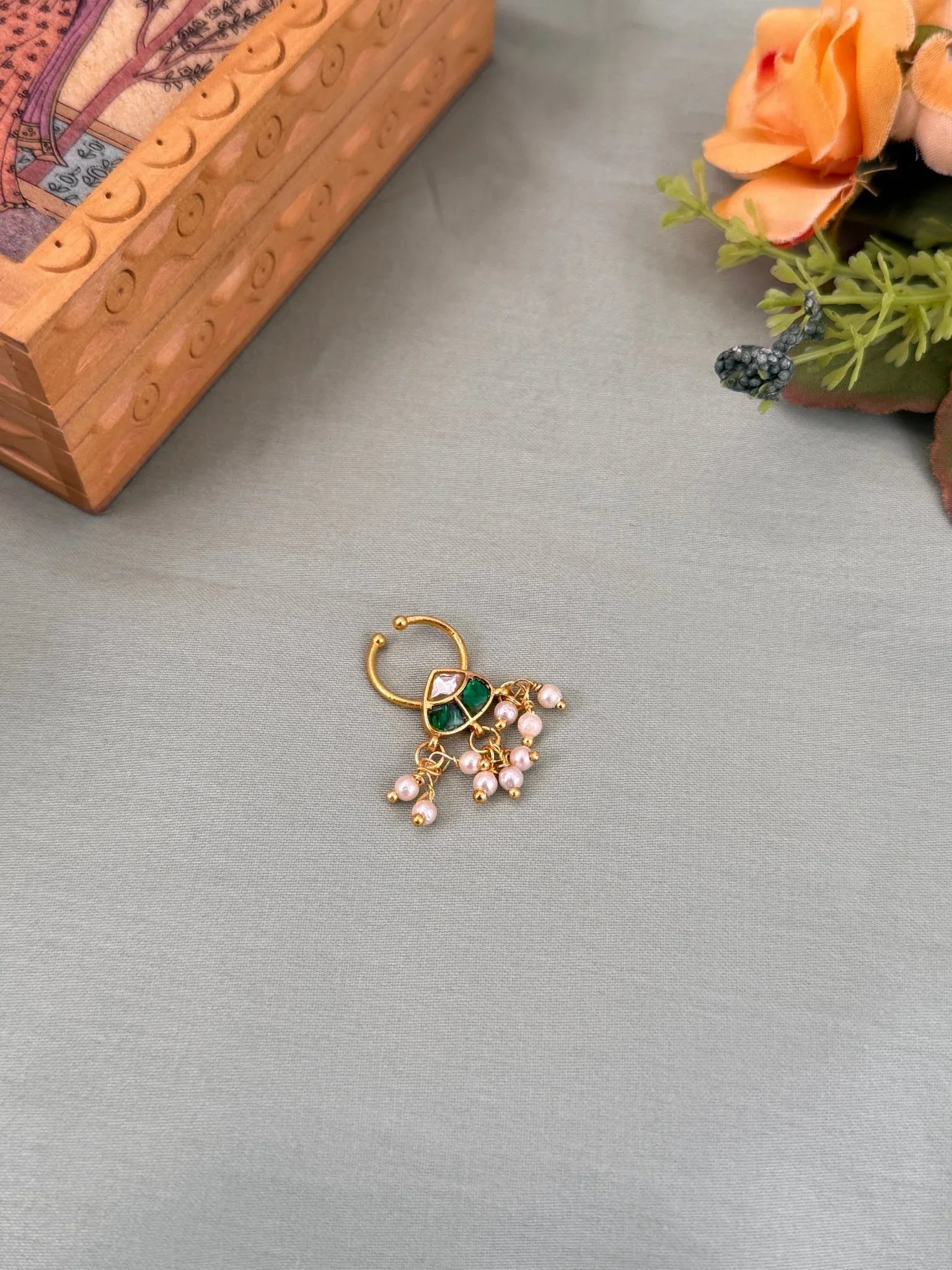 Jadau Kundan Septum Nose RIngs 77 - Mahilas