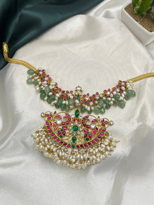 Jadau Necklace Set 084 - Mahilas