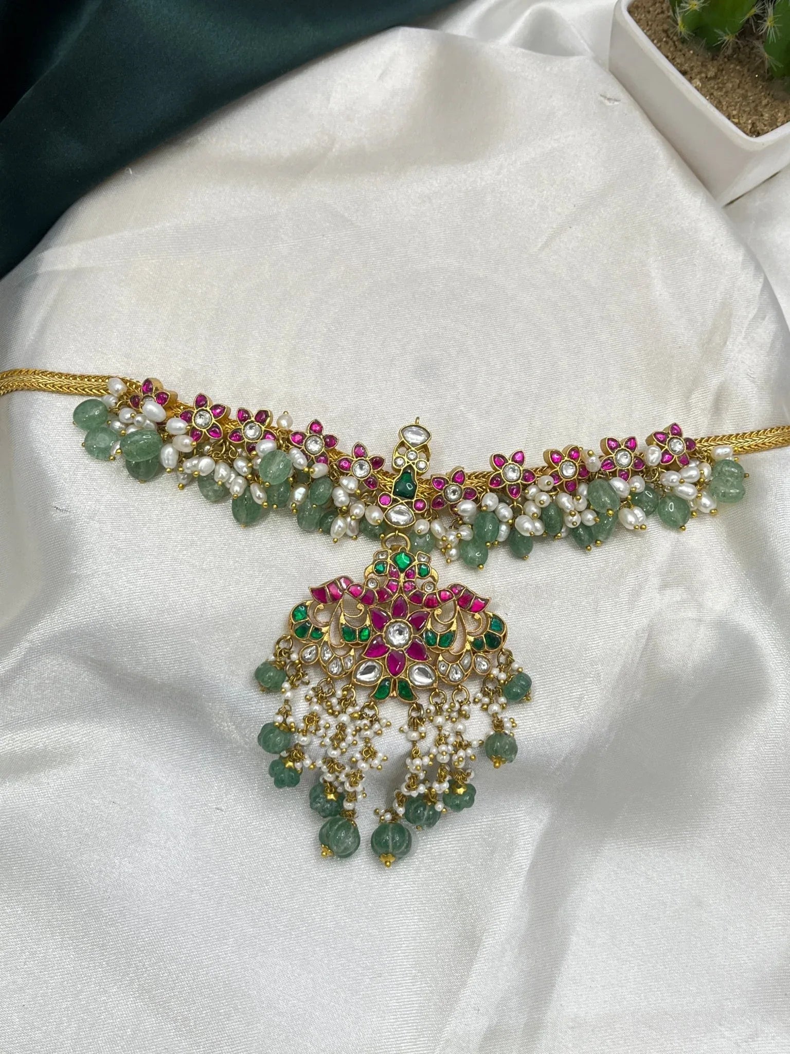 Jadau Necklace Set 085 - Mahilas