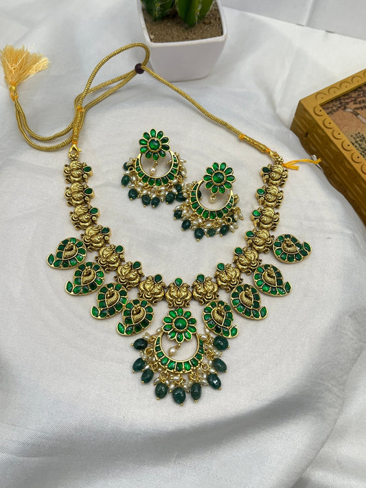 Jadau Necklace Set 098 - Mahilas