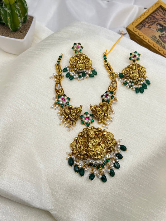 Jadau Necklace Set 106 - Mahilas