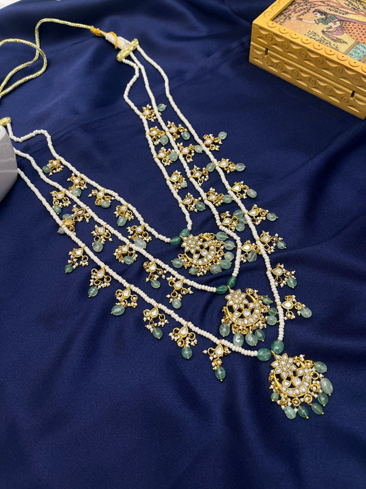 Jadau Necklace Set 110 - Mahilas