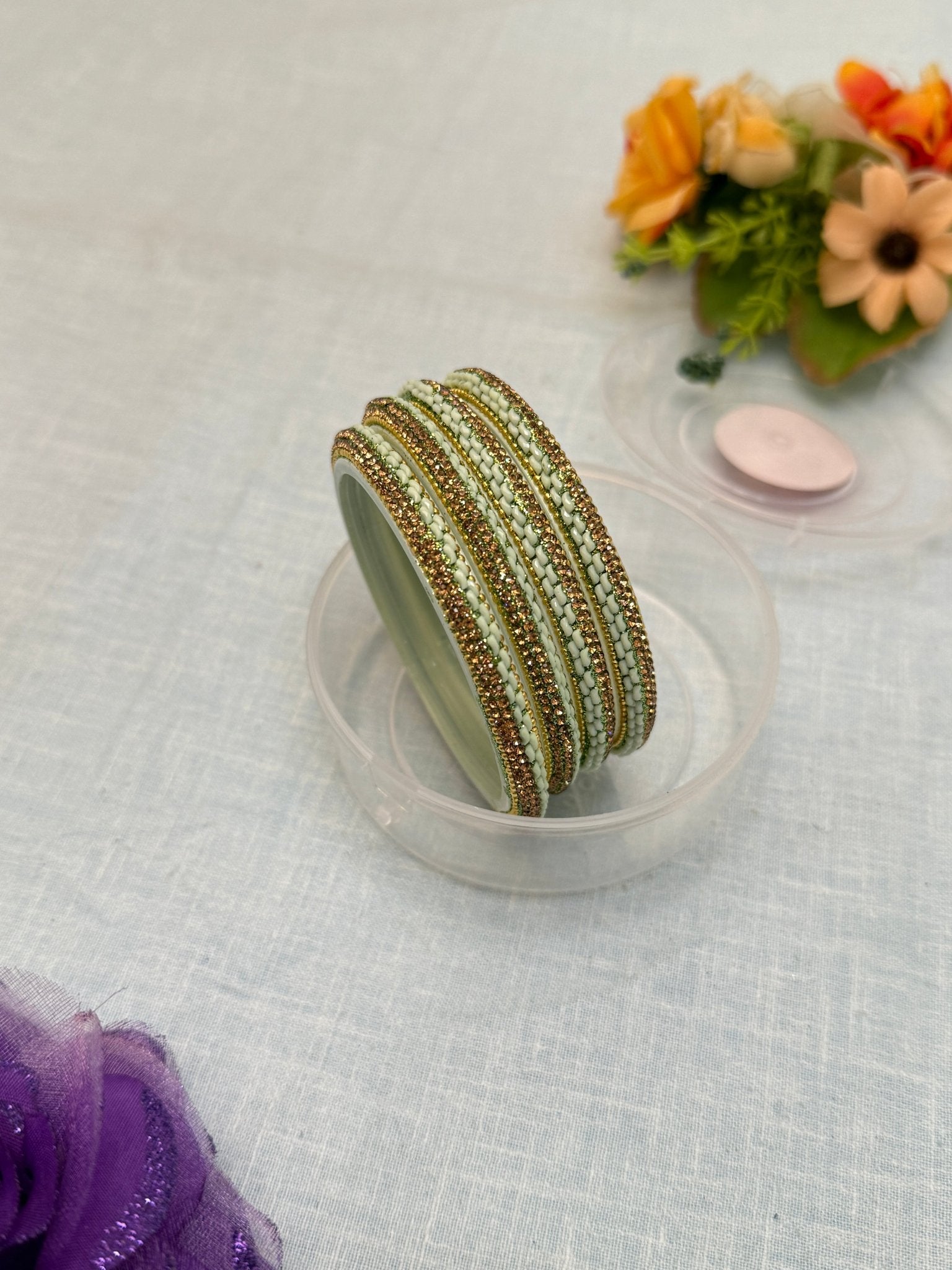 Kada Glass Bangles for Gifting Your Loved Ones - Pack Barfi - Mahilas