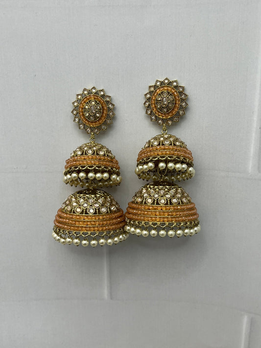 Kundan and Polka Jhumka 0066 - Mahilas