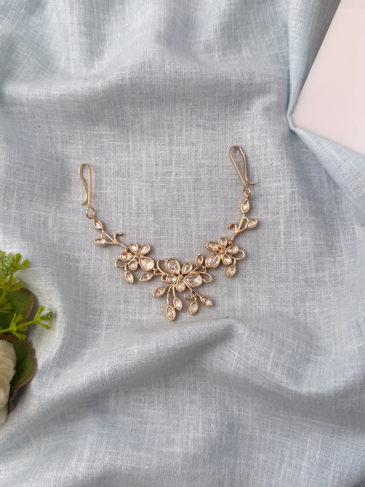 Kundan Designer Maang Tikka| M0114 - Mahilas