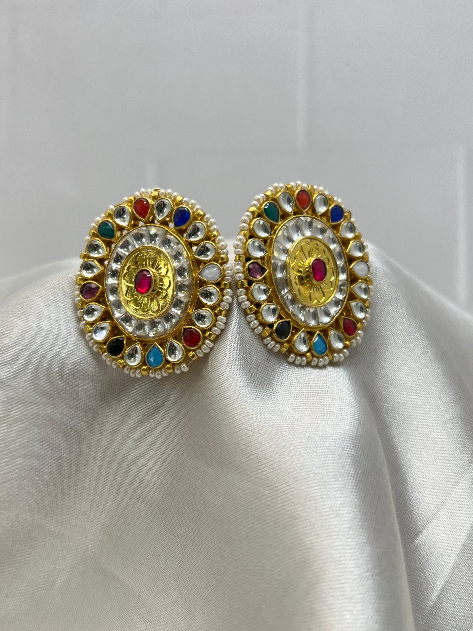 Kundan Earrings 0071 - Mahilas