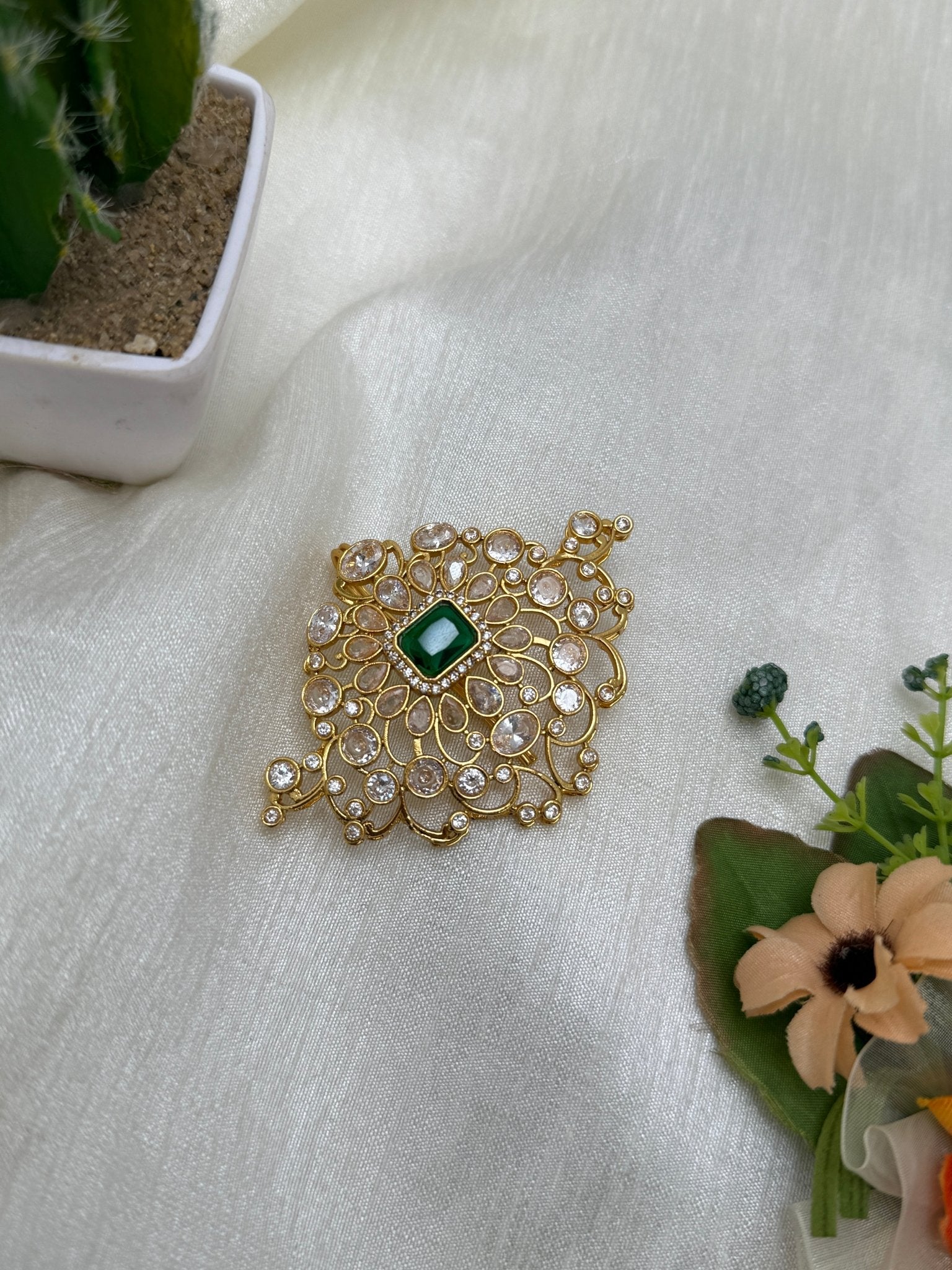 Kundan Jadebille Small 0678 (4 Colours) - Mahilas