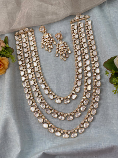 Kundan Layer Grand Maharani Long Set | N0497 - Mahilas