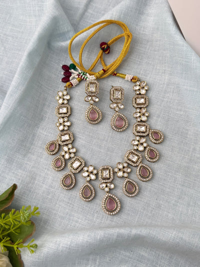 Kundan Layered Necklace Premium Short Set | N0996 - Mahilas