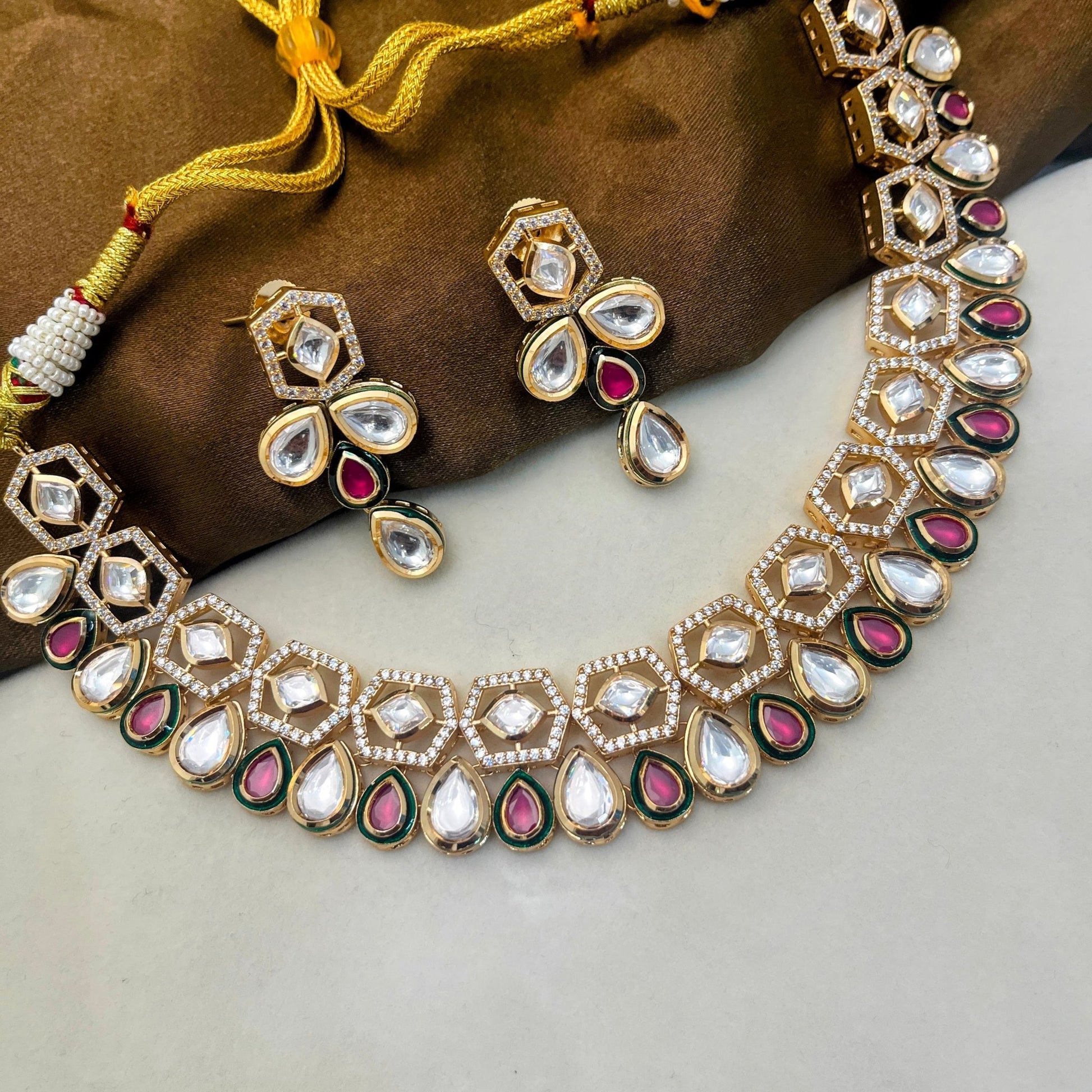 Kundan Necklace 1001 - Mahilas