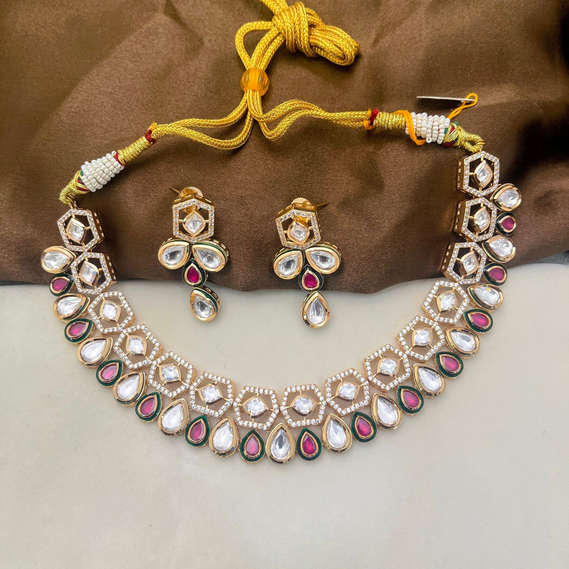 Kundan Necklace 1001 - Mahilas