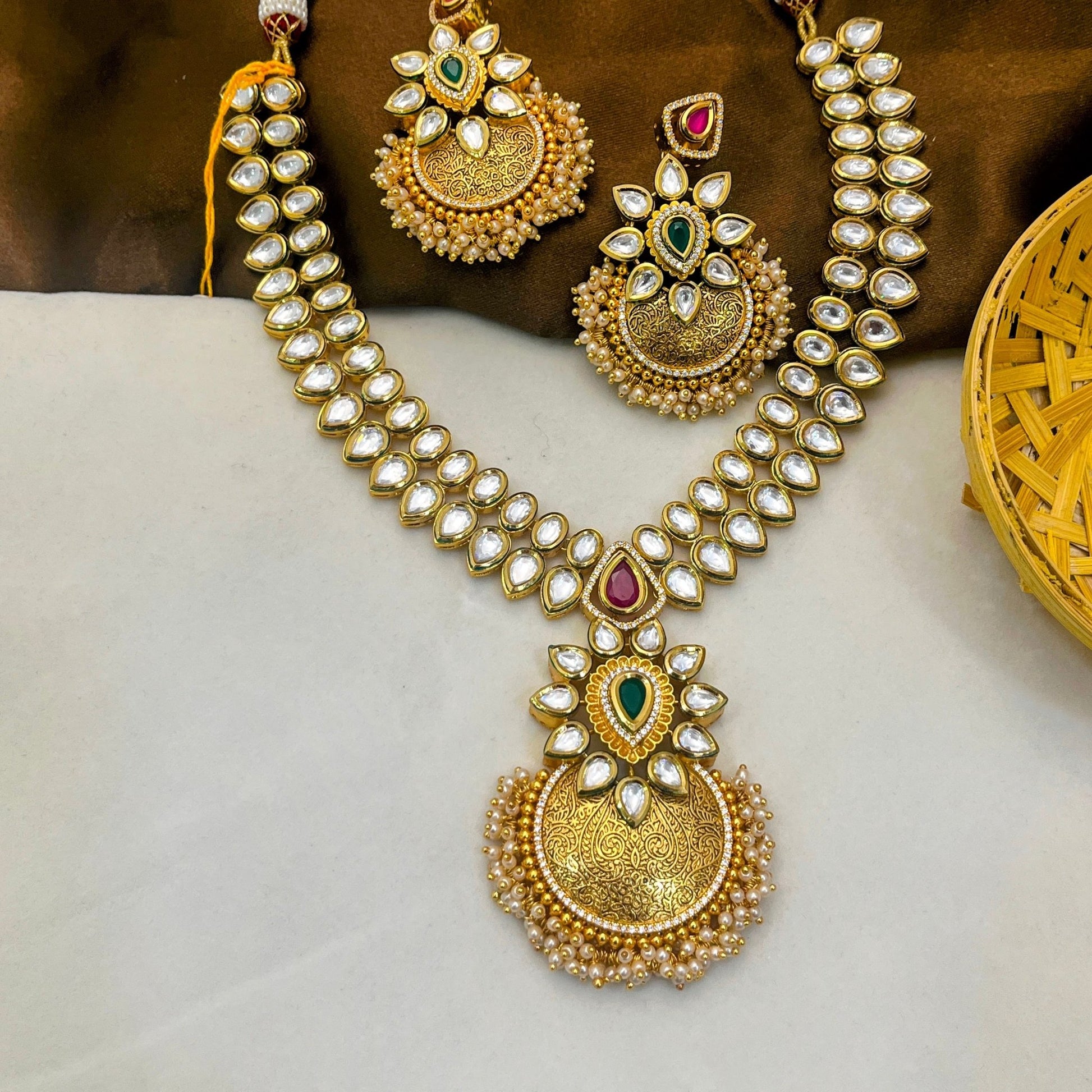 Kundan Necklace 1002 - Mahilas