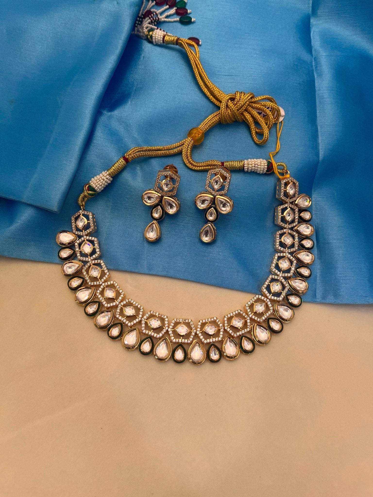 Kundan Necklace 1005 - Mahilas