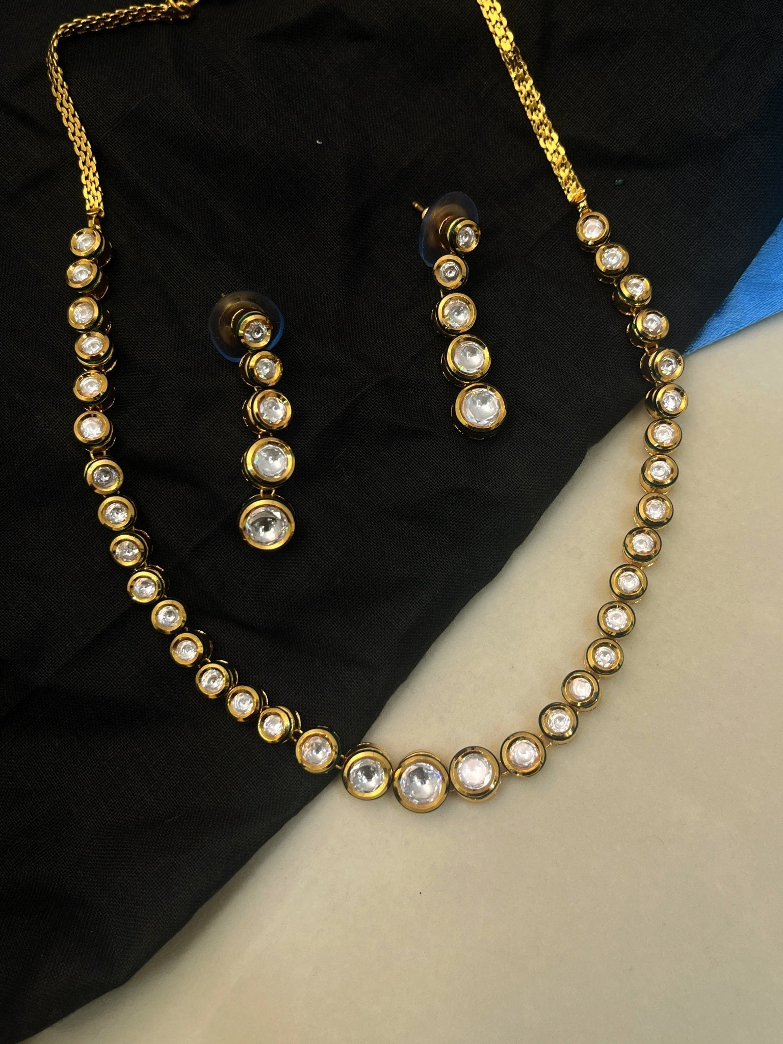 Kundan Necklace 1008 - Mahilas