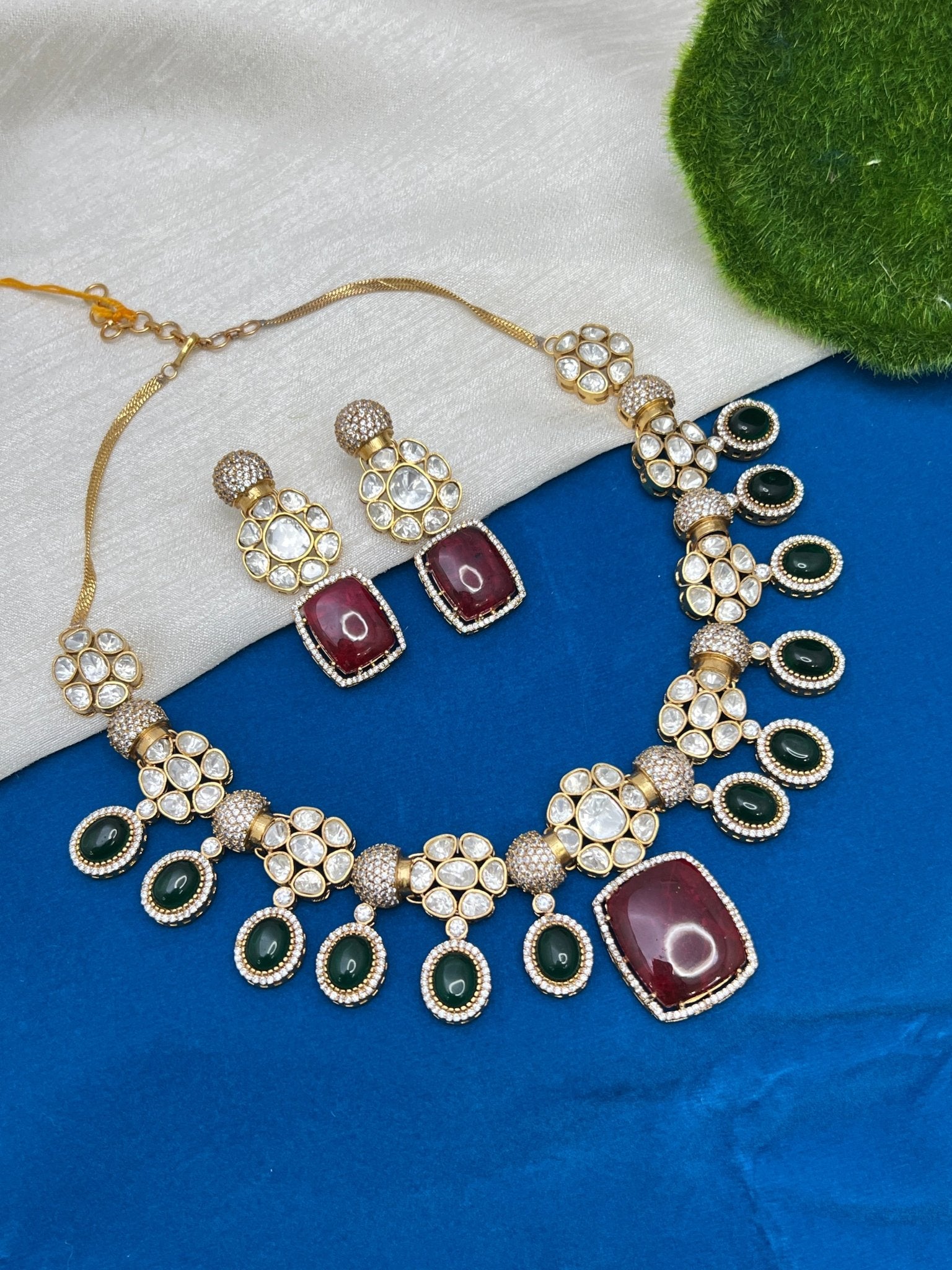 Kundan Necklace 1019 - Mahilas