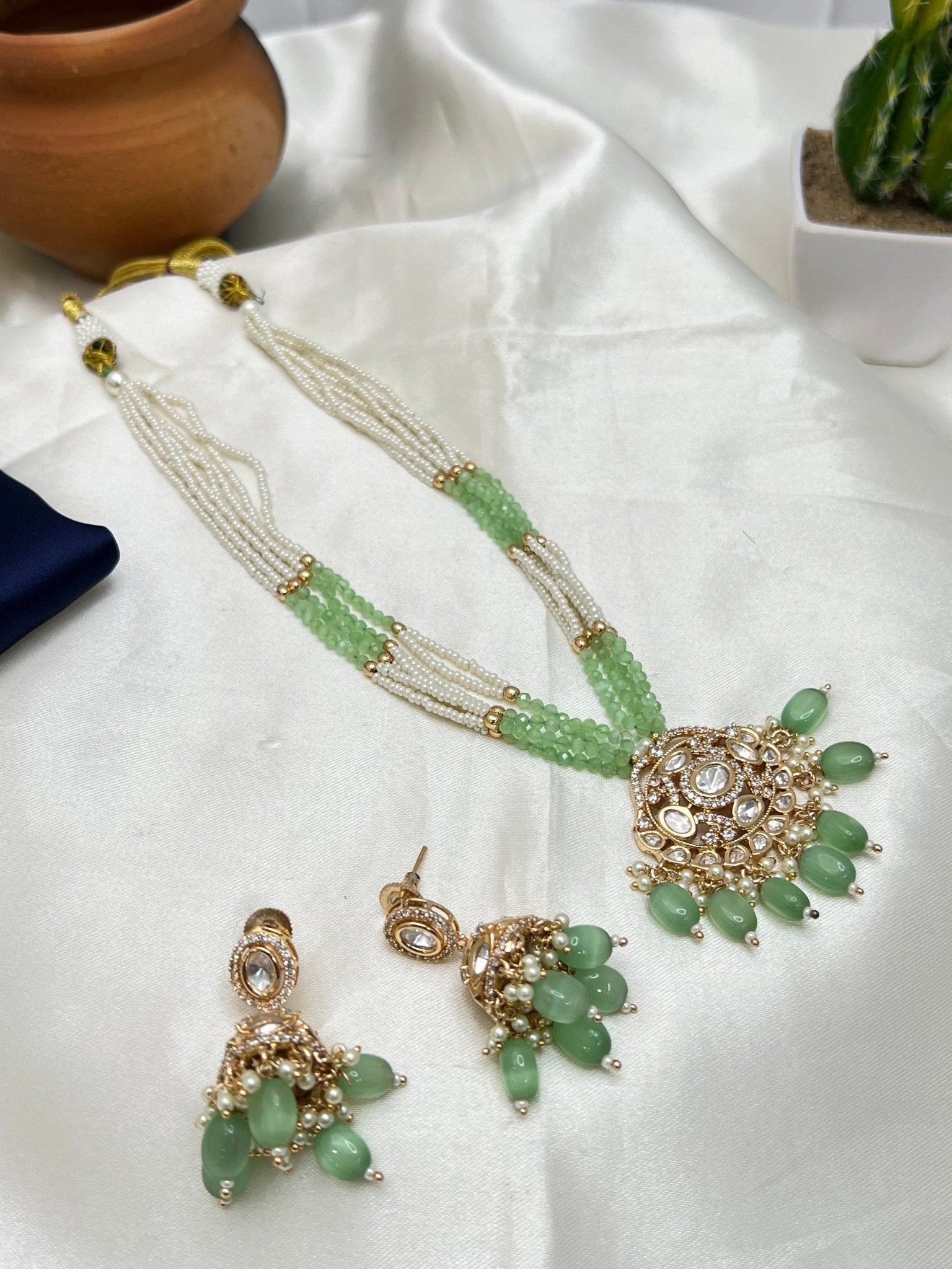 Kundan Necklace 1048 - Mahilas