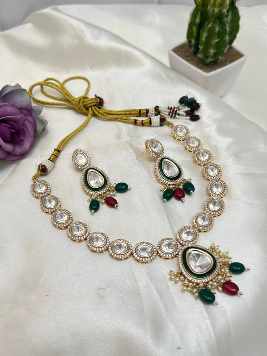 Kundan Necklace 1050 - Mahilas