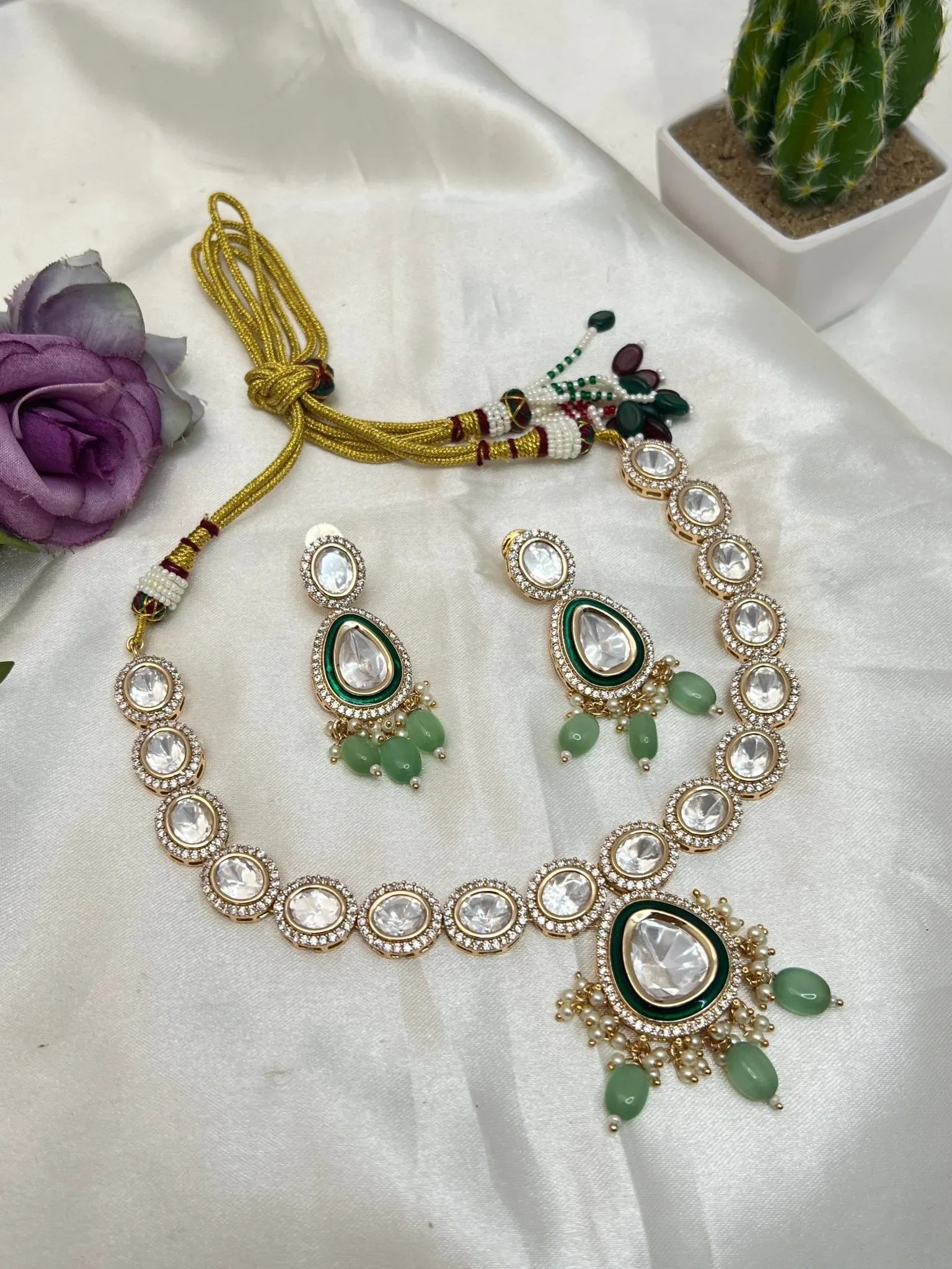 Kundan Necklace 1053 - Mahilas