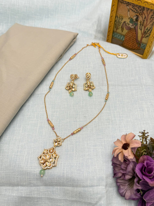 Kundan Necklace 1057 - Mahilas