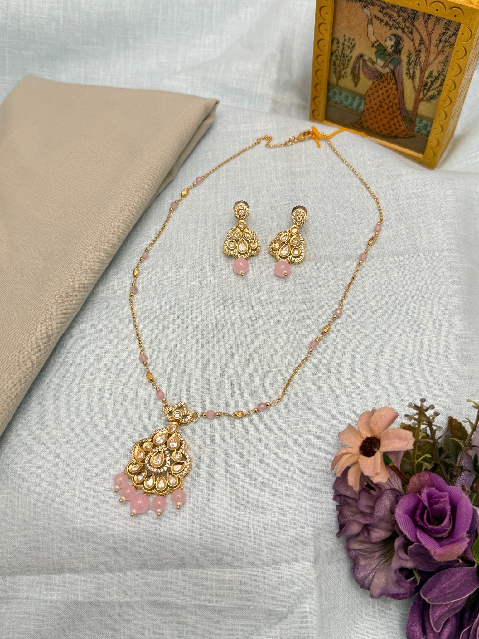 Kundan Necklace 1061 - Mahilas