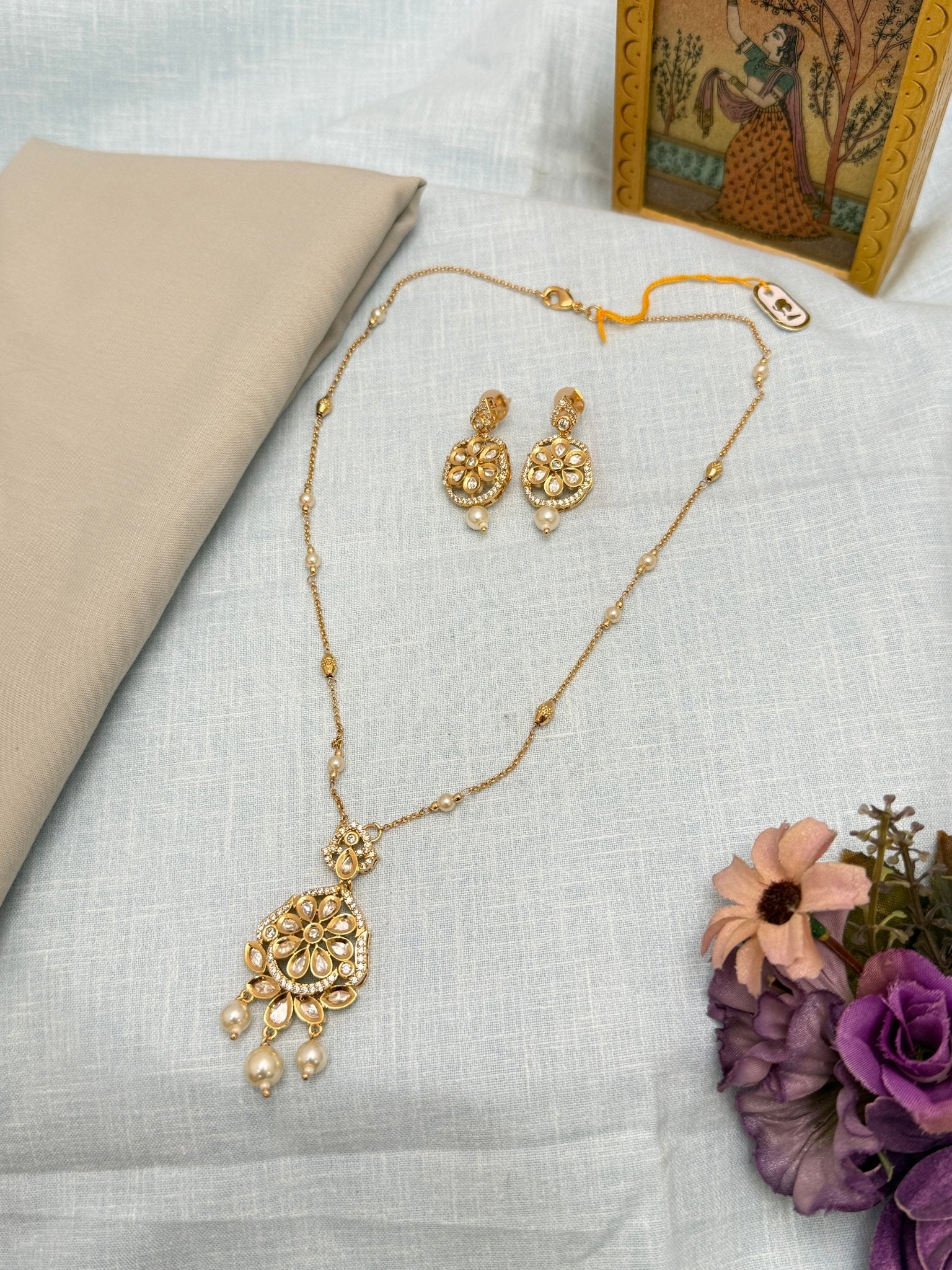 Kundan Necklace 1071 - Mahilas