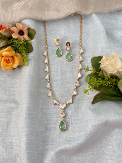 Kundan Necklace Elegant Pendant Set | N0510 - Mahilas