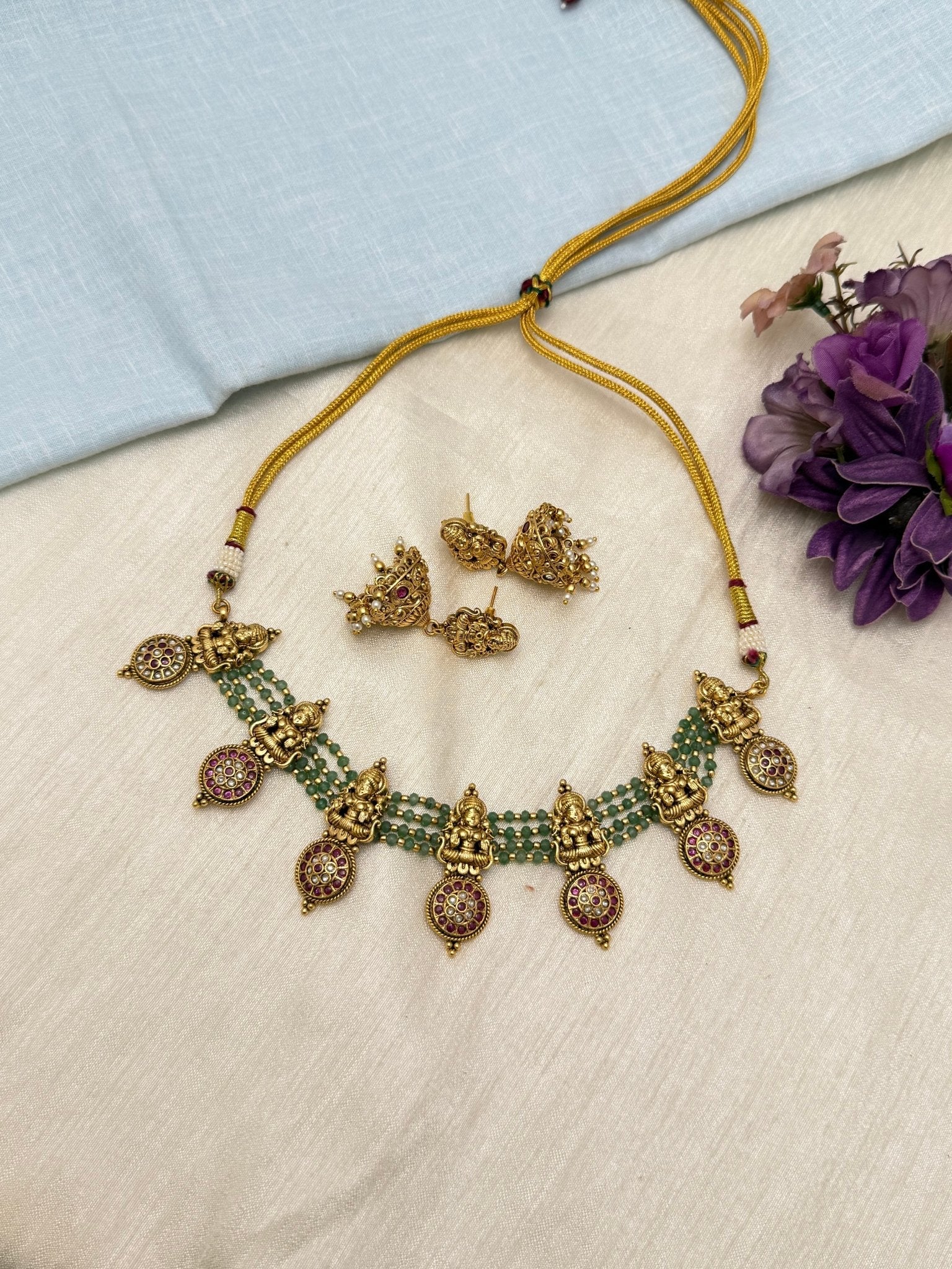 Layered Antique Choker 0702 - Mahilas