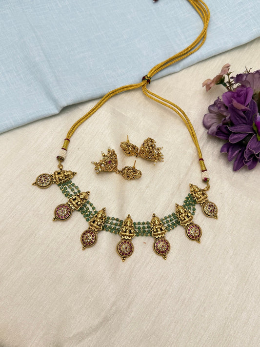 Layered Antique Choker 0702 - Mahilas