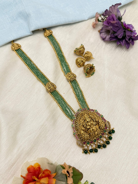 Long Layered Antique Necklace 0700 - Mahilas