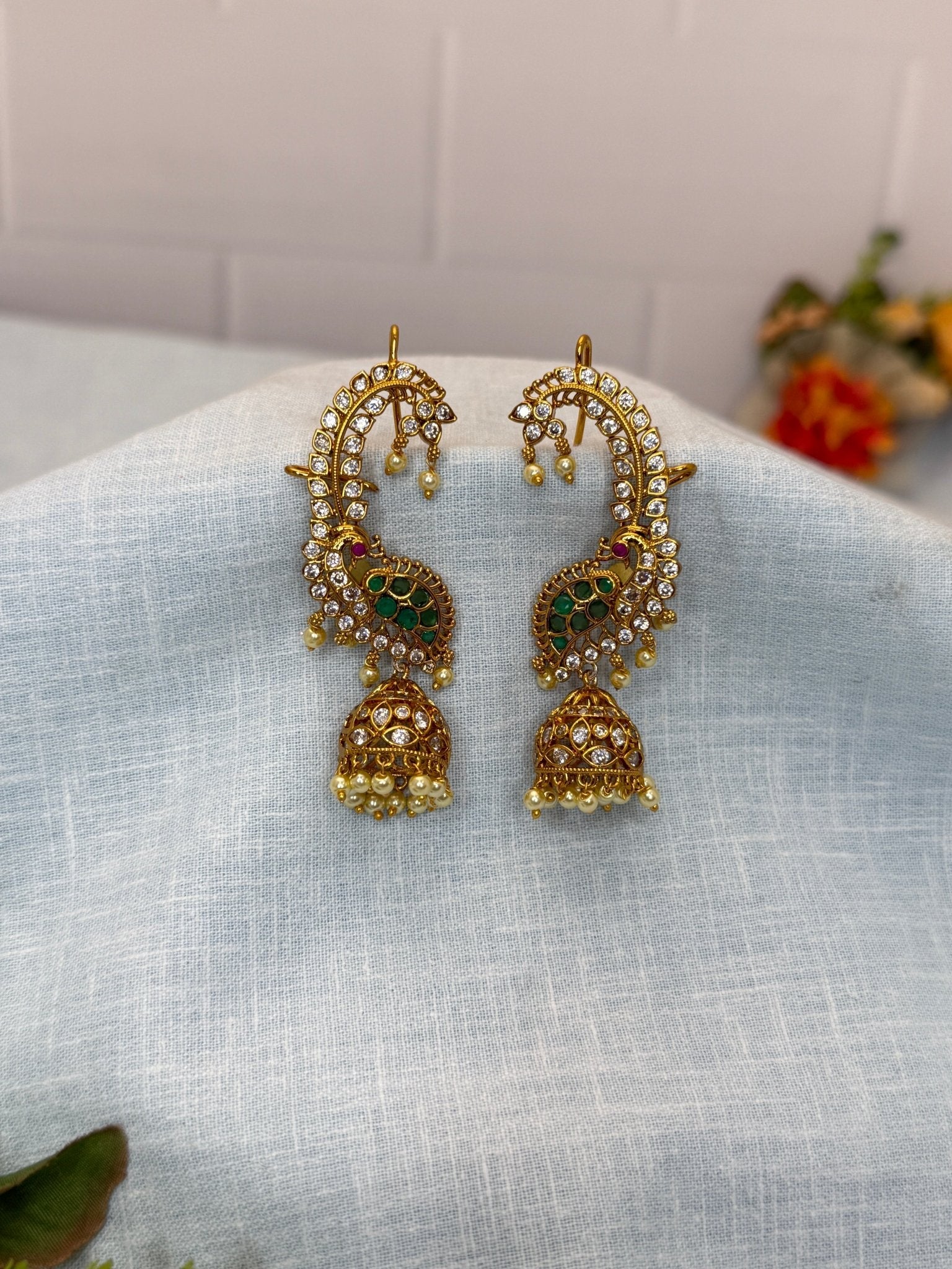 Lururious Antique Eafcuff Earrings 0315 - Mahilas