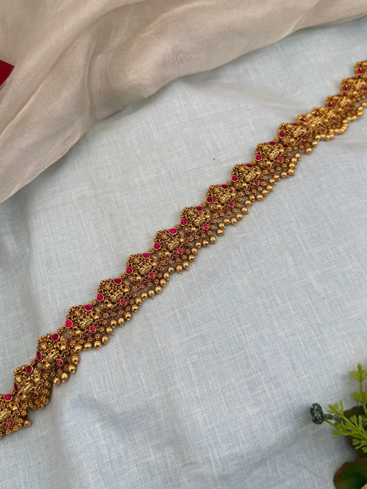 Luxurious Antique Chain Vadaanam Kamarbandh 7054 - Mahilas