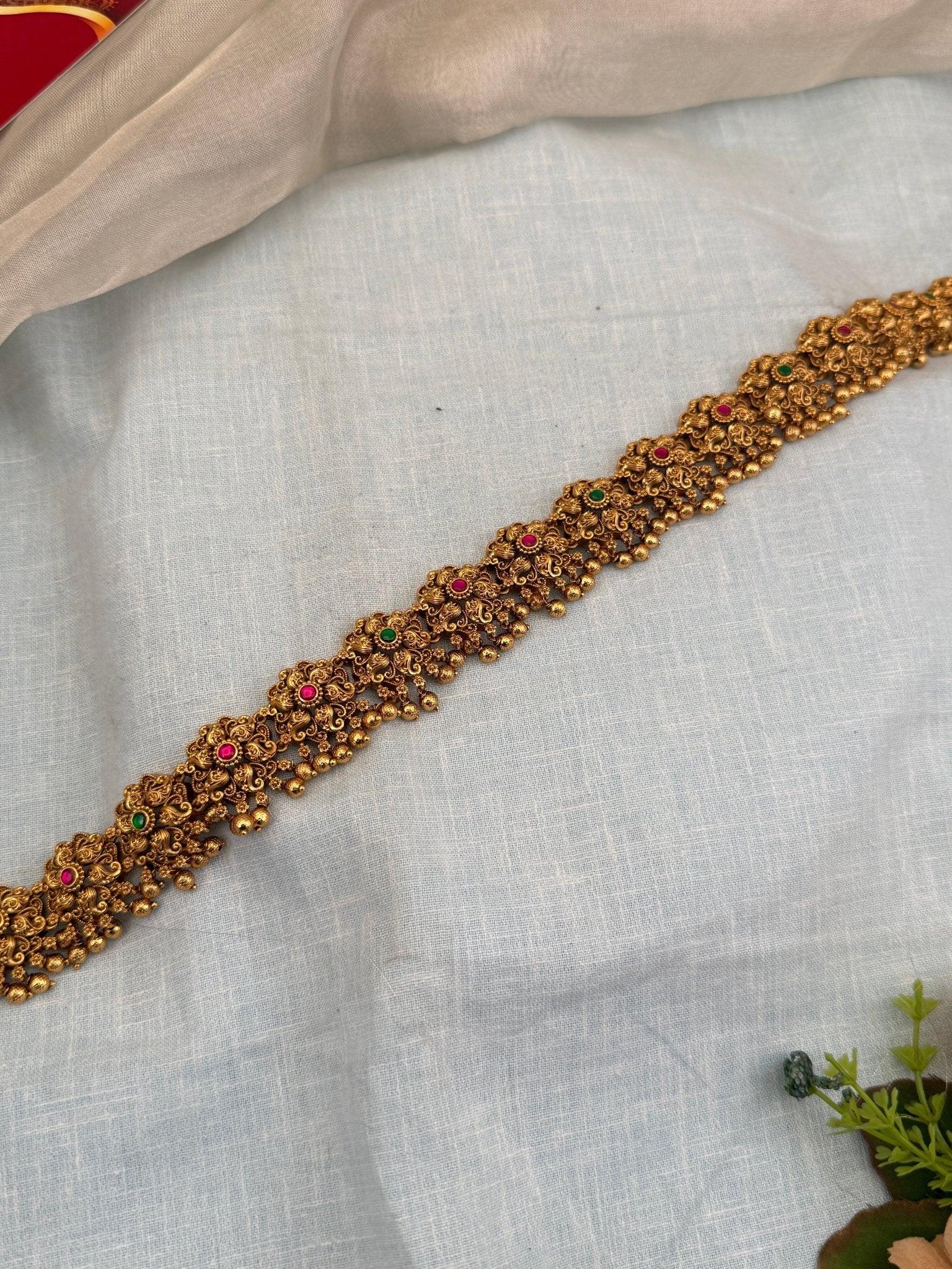 Luxurious Antique Chain Vadaanam Kamarbandh 7058 - Mahilas