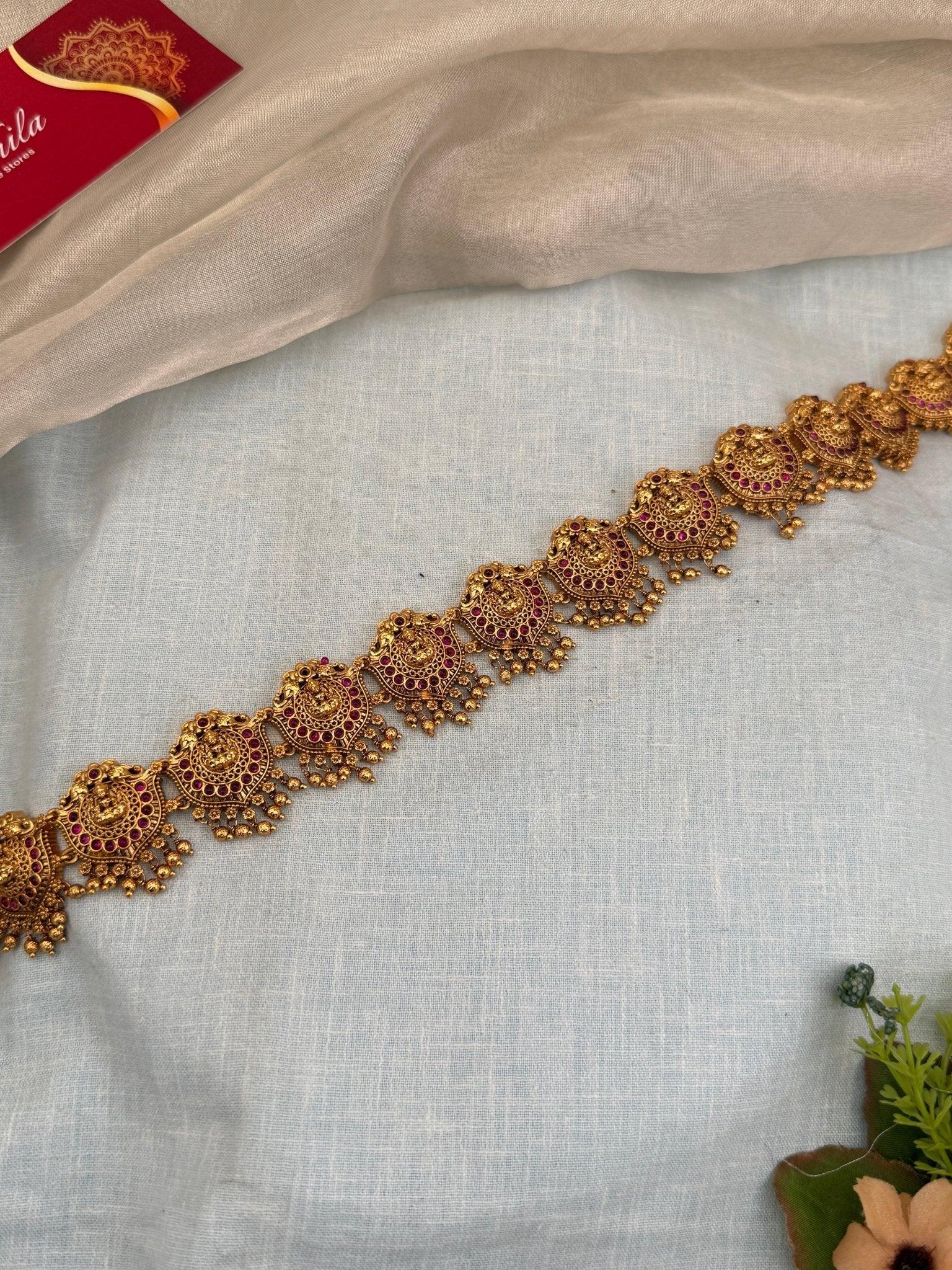 Luxurious Antique Chain Vadaanam Kamarbandh 7059 - Mahilas
