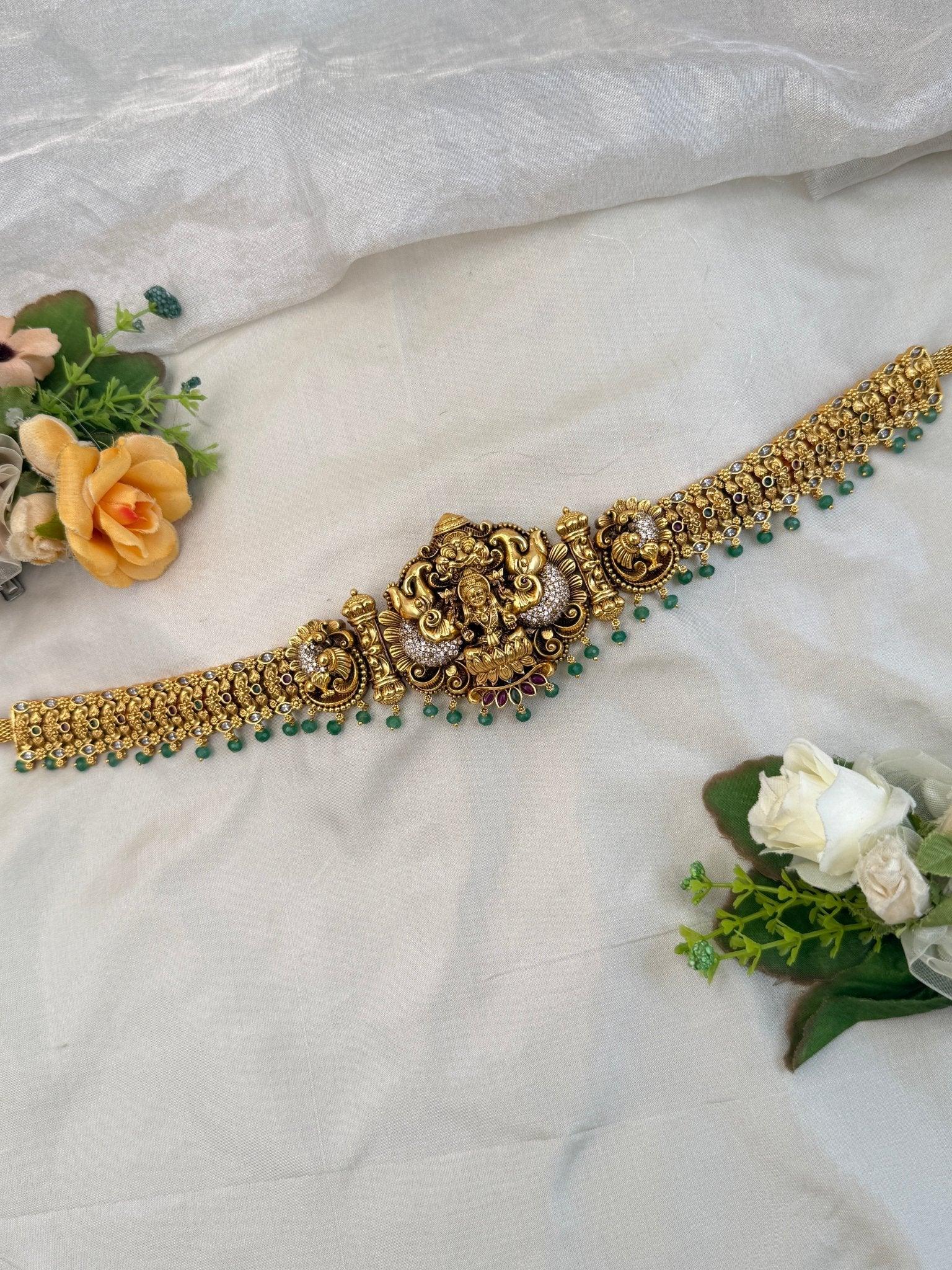 Luxurious Antique Chain Vaddanam Hip Belt 7129 - Mahilas