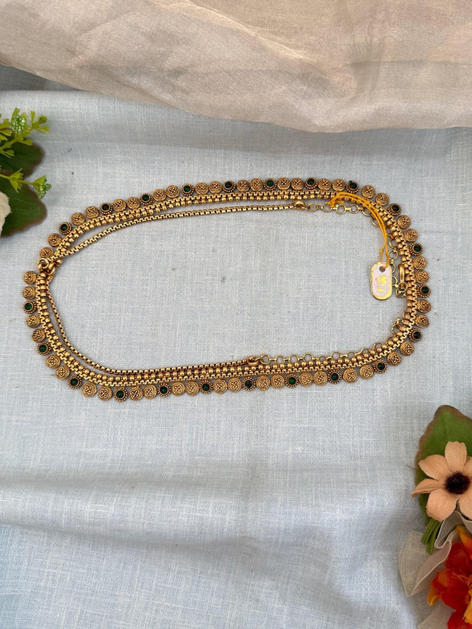 Luxurious Antique Chain Vaddanam Kamarbandh 7138 - Mahilas