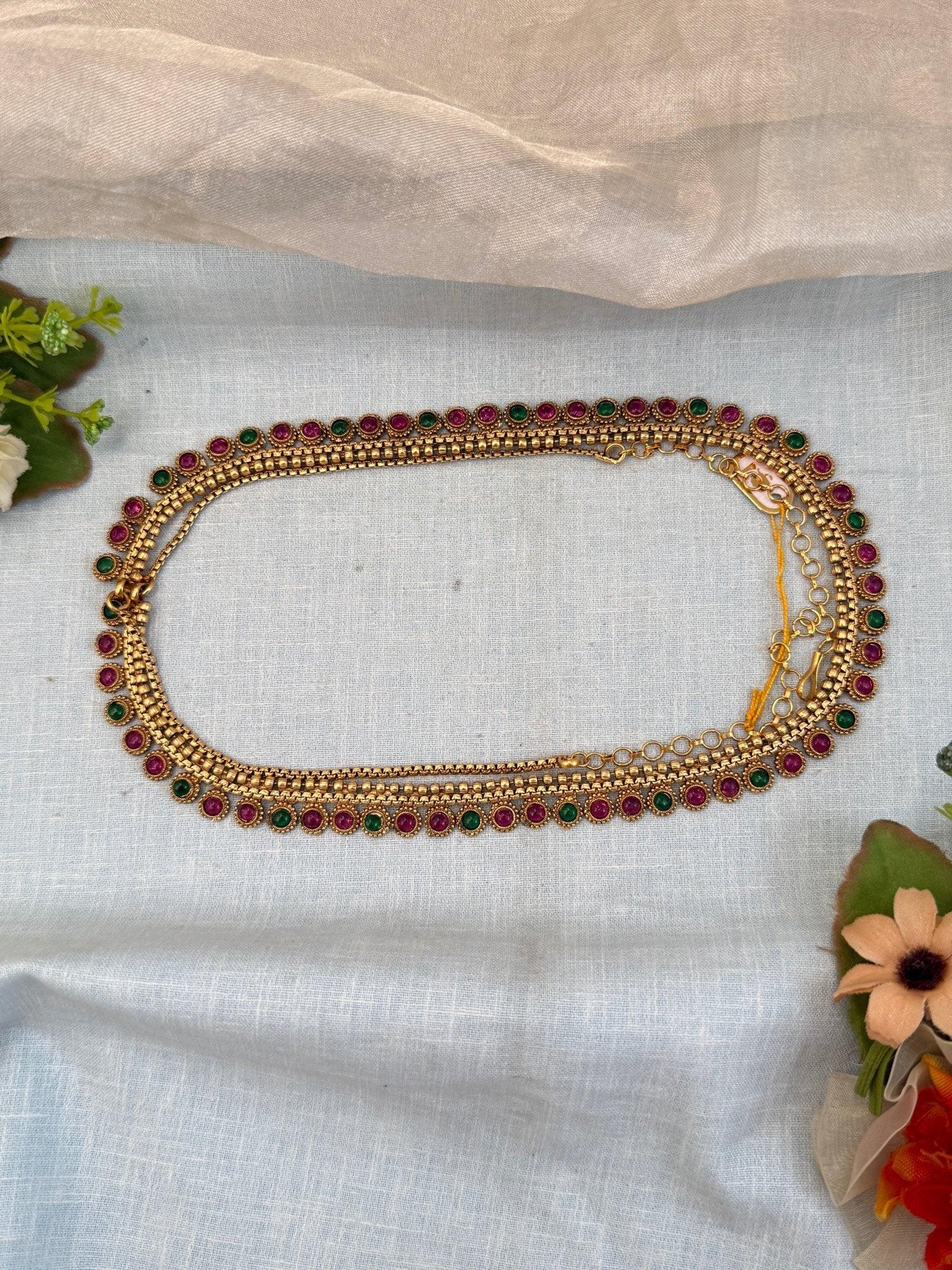 Luxurious Antique Chain Vaddanam Kamarbandh 7141 - Mahilas