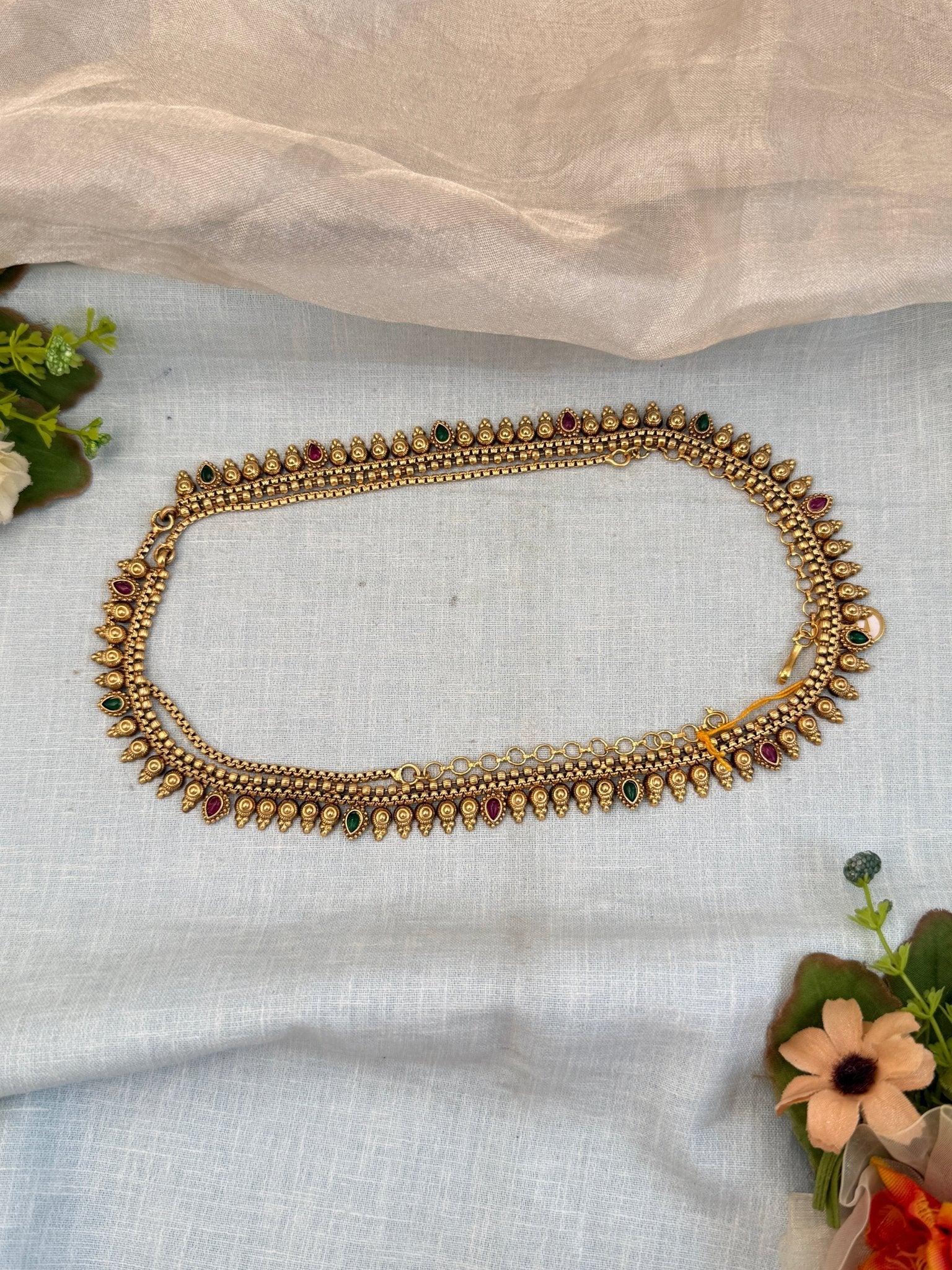 Luxurious Antique Chain Vaddanam Kamarbandh 7142 - Mahilas