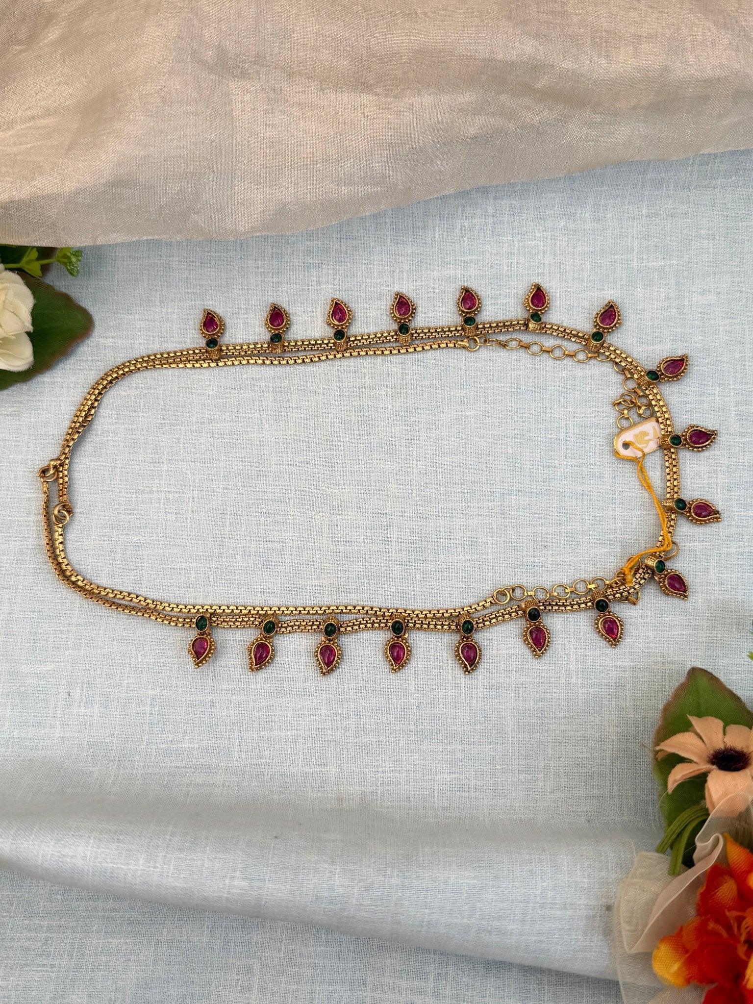 Luxurious Antique Chain Vaddanam Kamarbandh 7146 - Mahilas