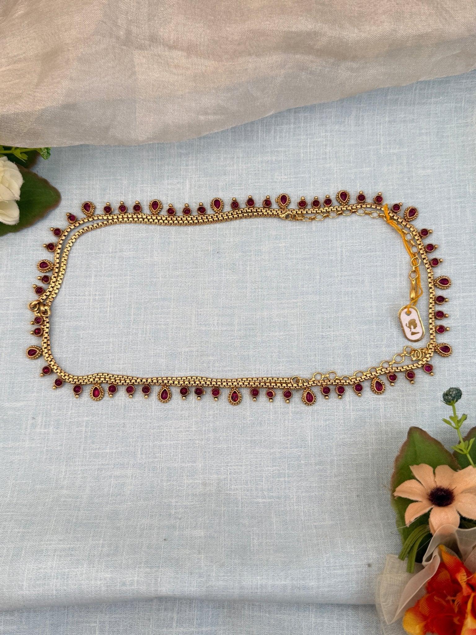 Luxurious Antique Chain Vaddanam Kamarbandh 7147 - Mahilas