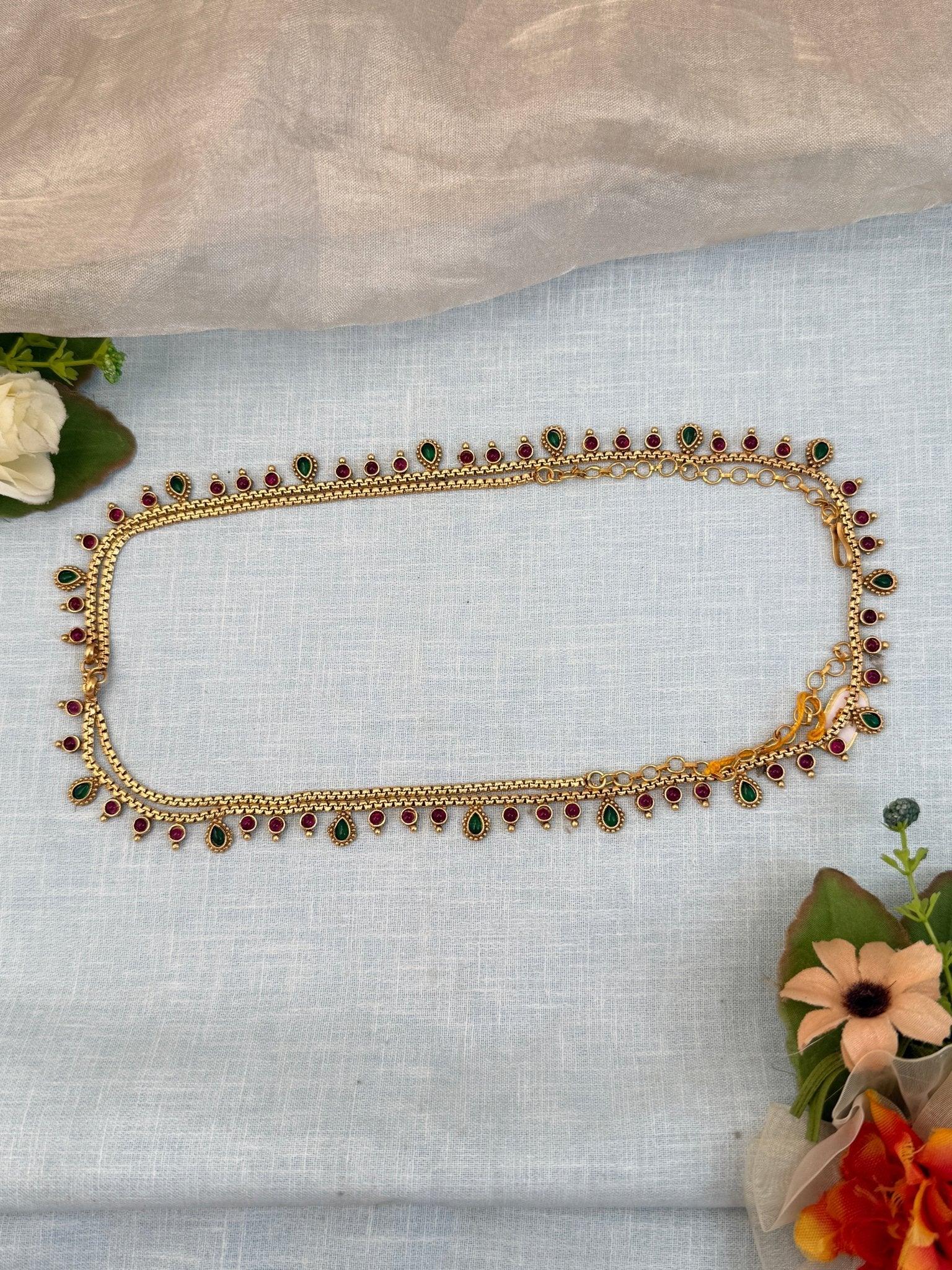 Luxurious Antique Chain Vaddanam Kamarbandh 7148 - Mahilas