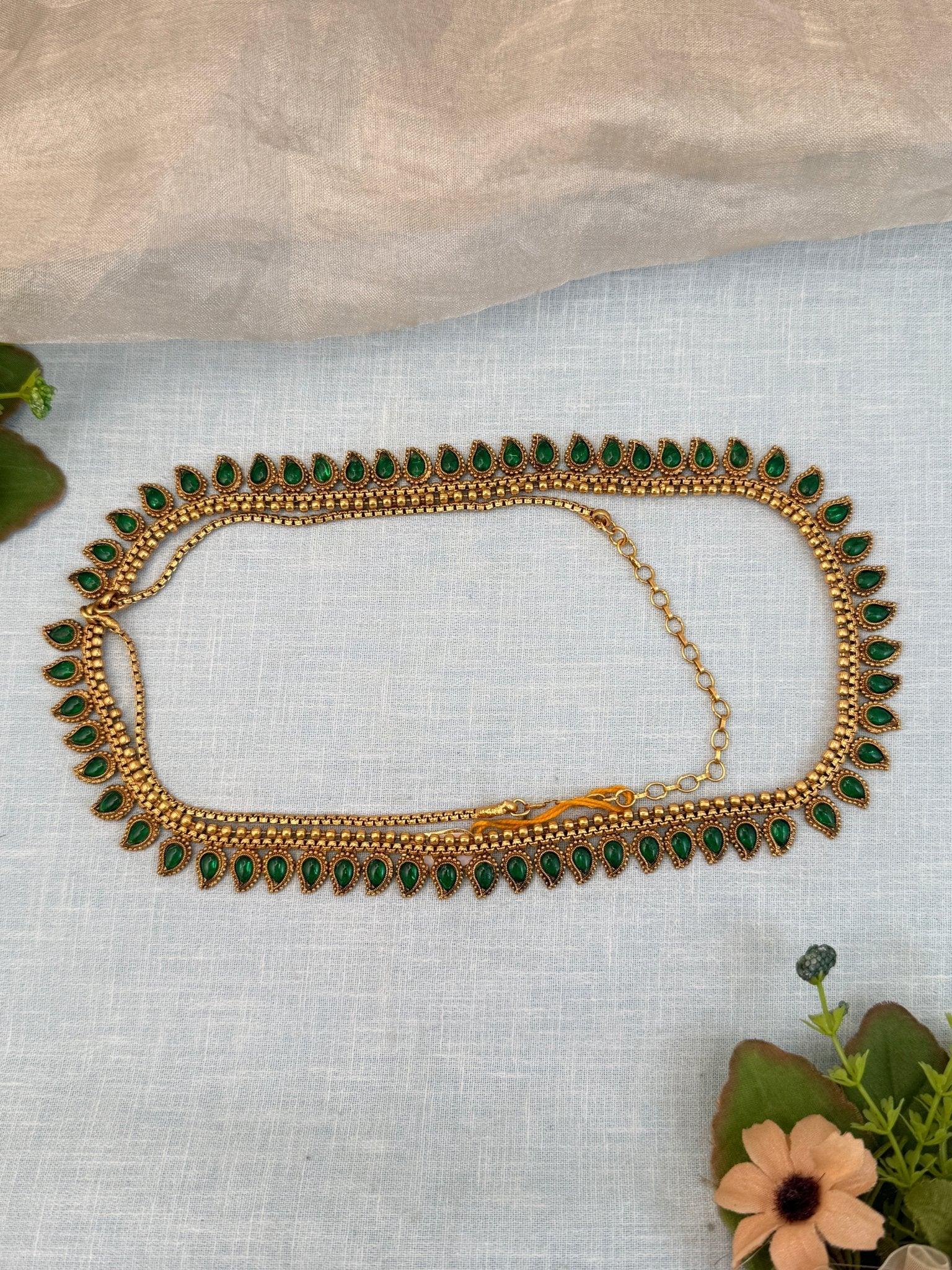 Luxurious Antique Chain Vaddanam Kamarbandh 7152 - Mahilas