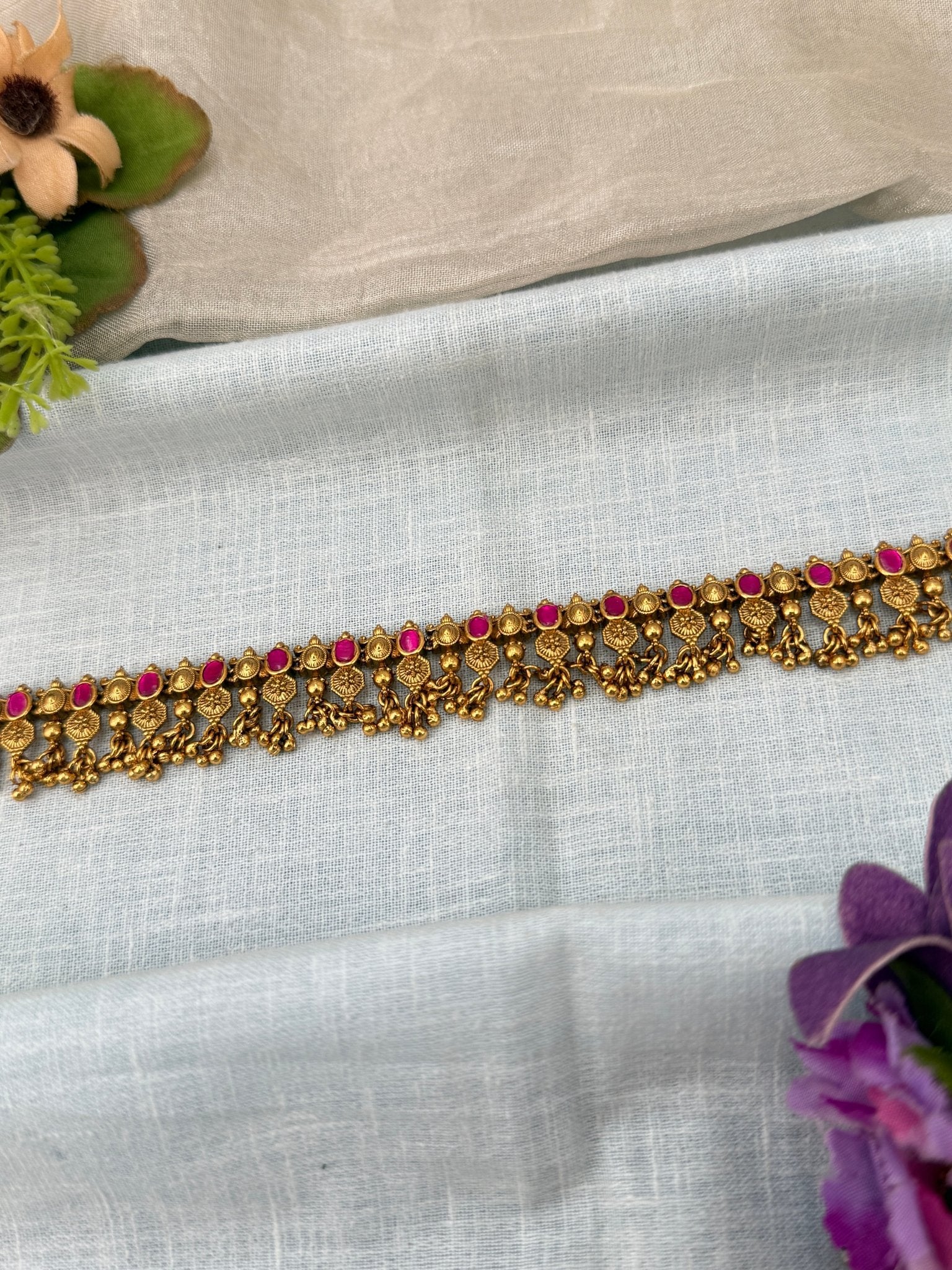 Luxurious Antique Chain Vaddanam Kamarbandh 8032 - Mahilas
