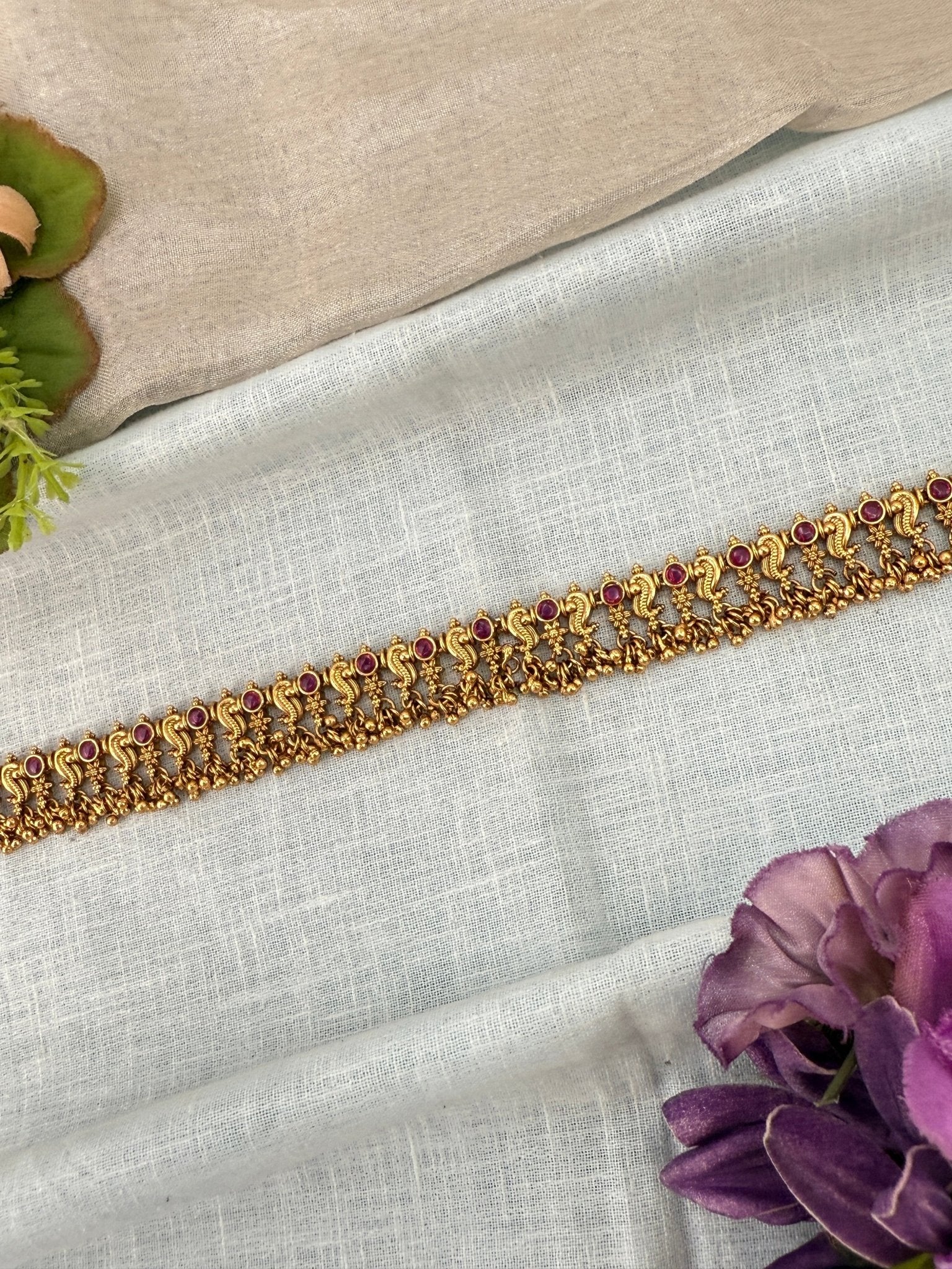 Luxurious Antique Chain Vaddanam Kamarbandh 8034 - Mahilas