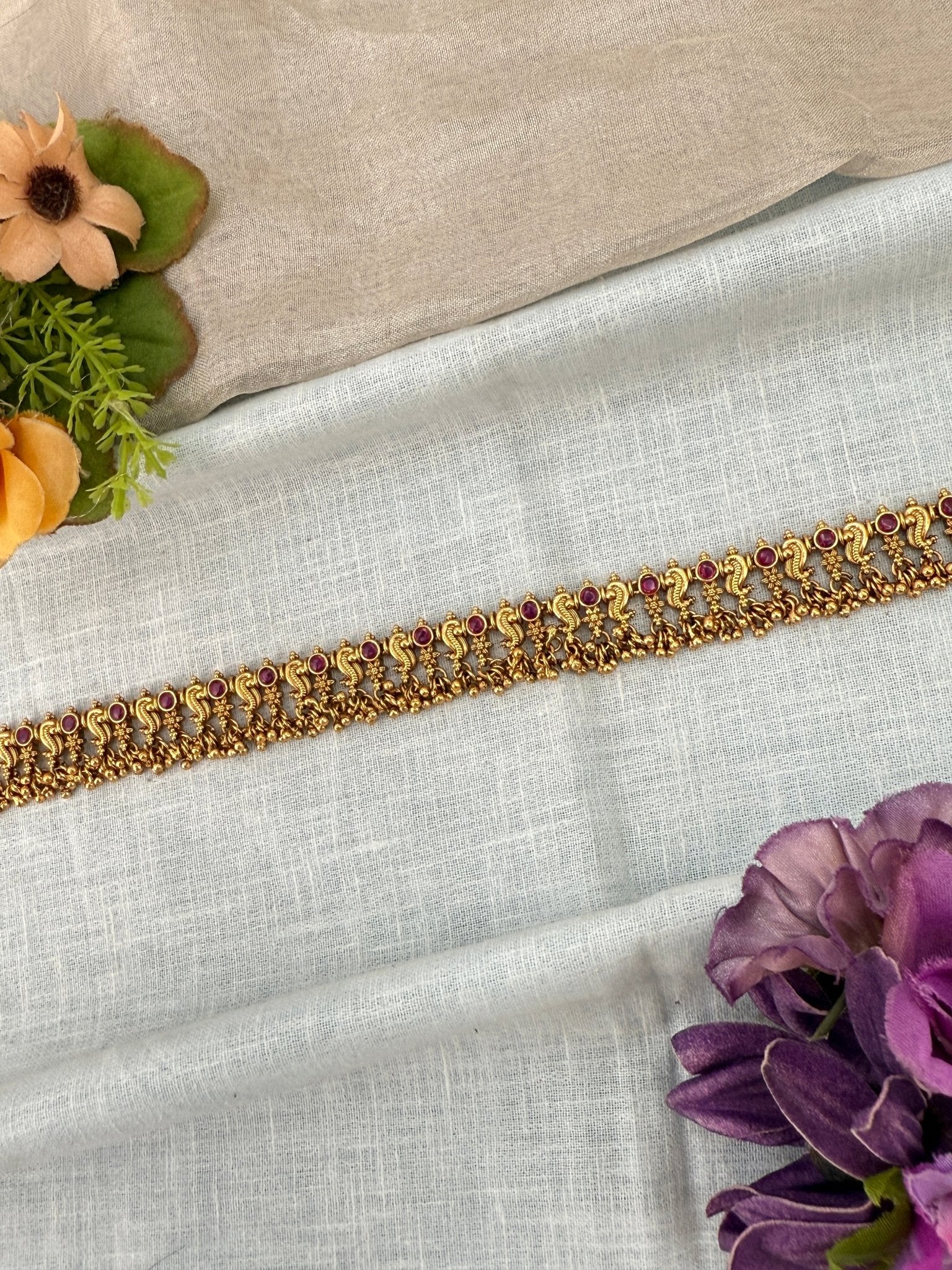 Luxurious Antique Chain Vaddanam Kamarbandh 8034 - Mahilas