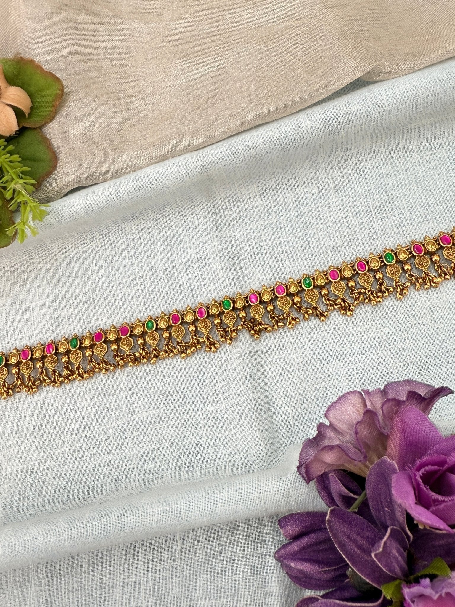 Luxurious Antique Chain Vaddanam Kamarbandh 8035 - Mahilas