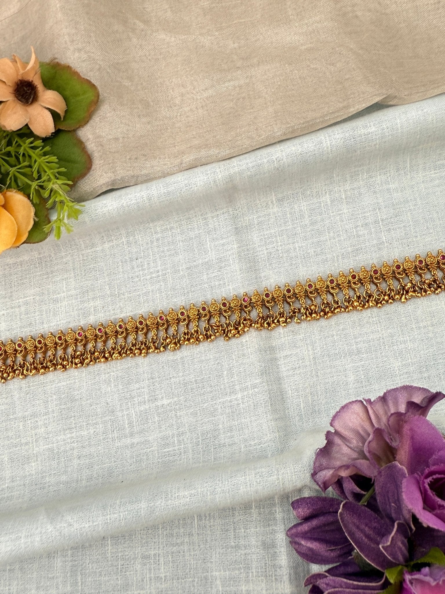 Luxurious Antique Chain Vaddanam Kamarbandh 8036 - Mahilas